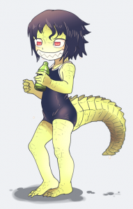 水着のミドリ